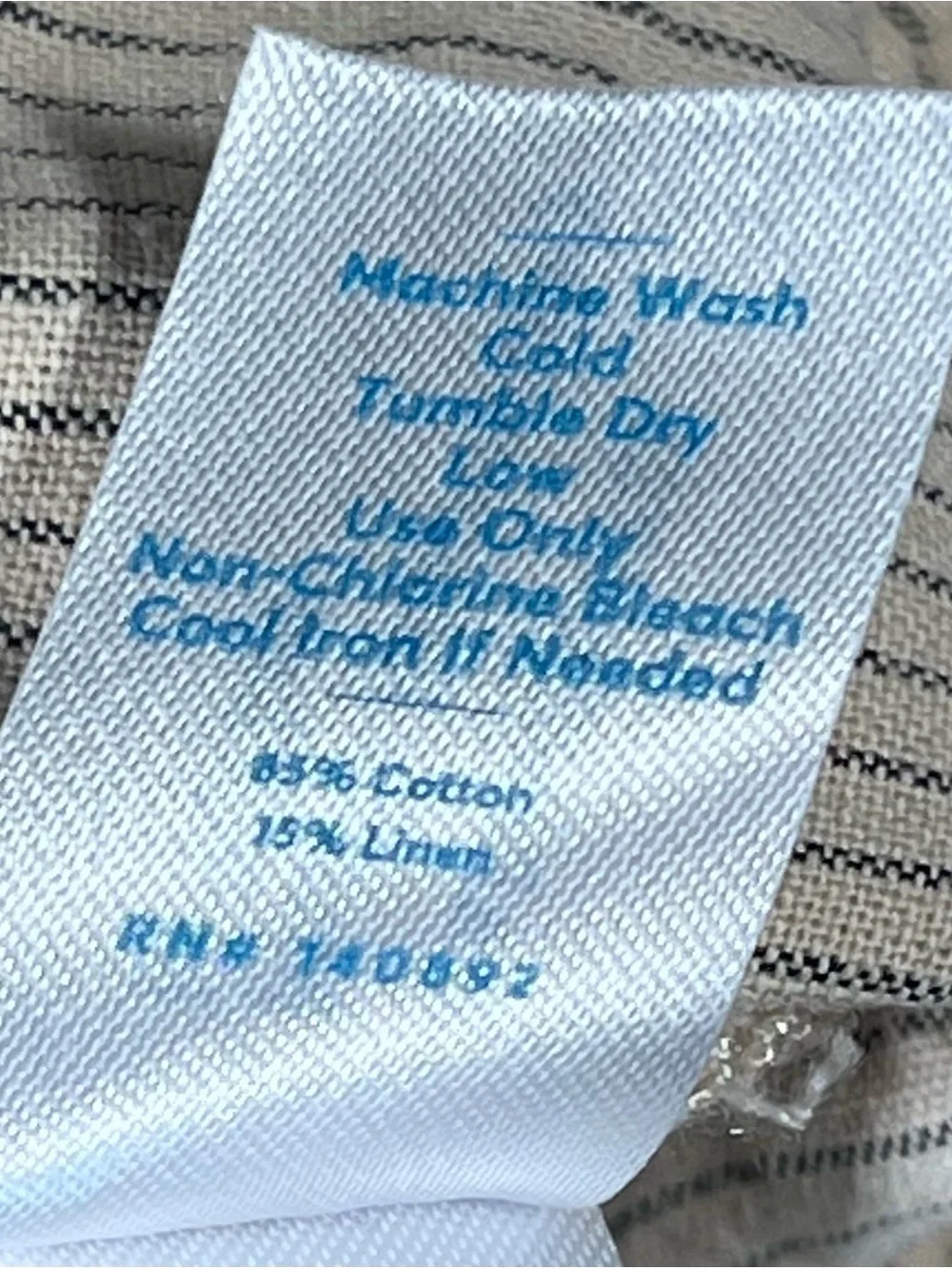MARINE LAYER Men’s Archive Linen Field Natural Pants $128 Sz 30x30 Cream AS IS